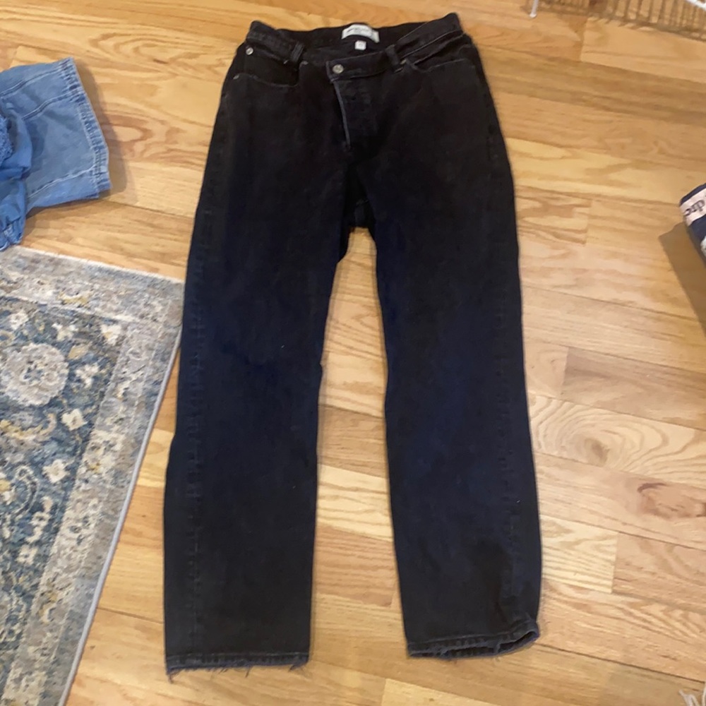 A&F dad high rise size 28/6